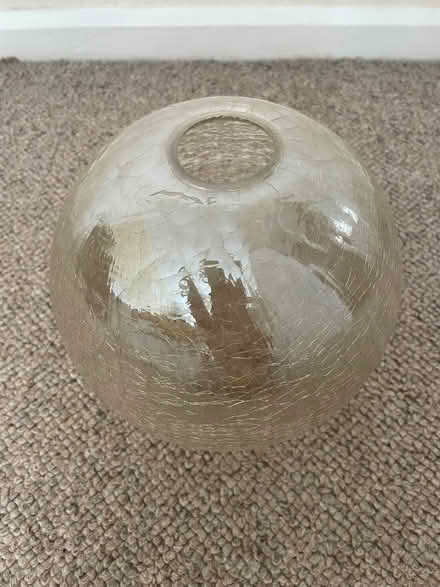 Photo of free Easy Fit Crackle Glass Light Shade (Chigwell IG7) #1