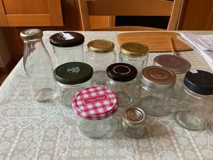 Photo of free 10 glass jars (West Hill TN34) #1