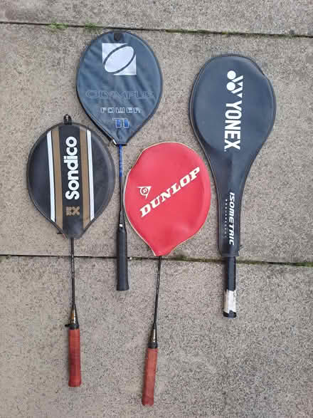 Photo of free Four vintage badminton rackets (Stargate NE40) #1