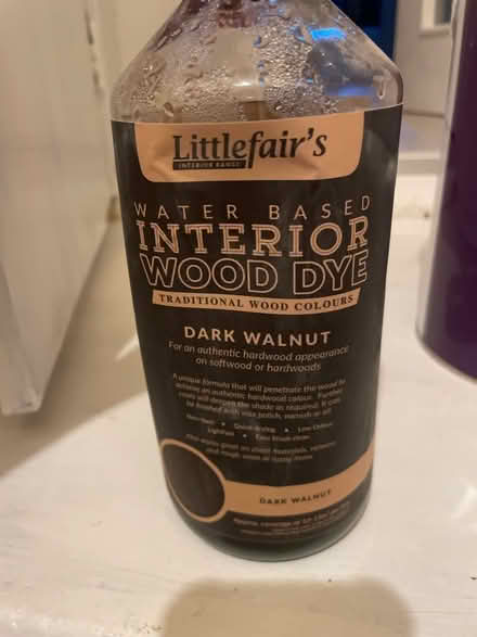 Photo of free Dark walnut wood dye (Finsbury park) #1