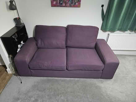 Photo of free Purple Dfs 2/3 Seater sofa (warwick CV34) #1