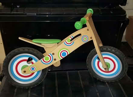 Photo of free Child's wooden balance bike (Lambridge) #1