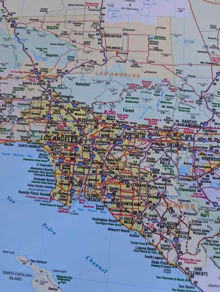 Photo of free large California wall map (Terra Vista Way and Pierce Ave) #3