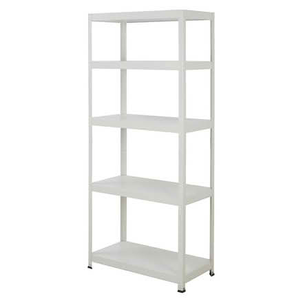 Photo of free White Painted Steel Office Shelving (Praxis N16 Stoke Newington) #1