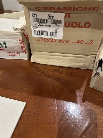 Photo of free Ceramic Tile (Forks Township) #1