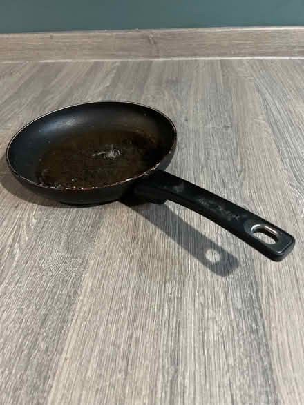 Photo of free Jamie Oliver Tefal Frying Pan. Well used. (Southsea PO4) #1