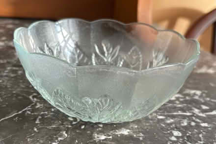 Photo of free Five Frosted Glass Dessert Bowls (Elborough BS24) #2