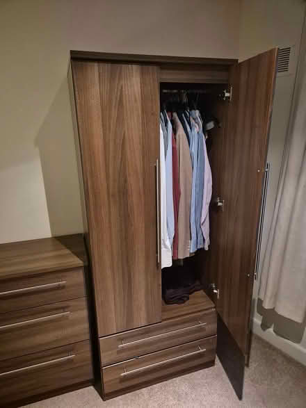 Photo of free x2 Brown Wardrobes (Bow E3) #2