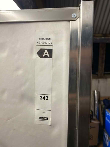 Photo of free Stainless Steel Siemens Fridge Freezer, Good Condition (Gosmore SG4) #4