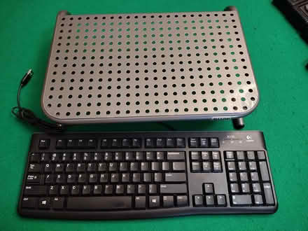 Photo of free Laptop stand and USB keyboard (Near NVCC) #1