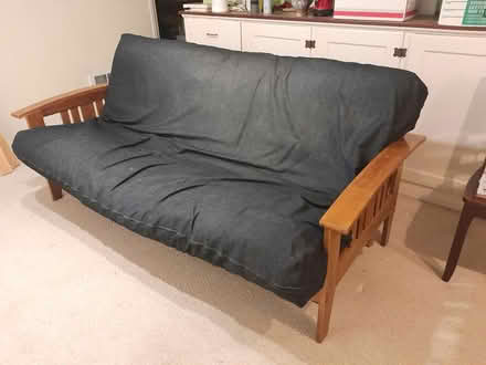 Photo of free Futon couch with frame (Wallingford) #2