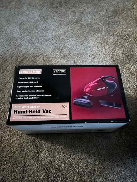 Photo of free Hand held plug in vac (Lansdale) #1