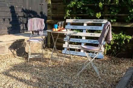 Photo of free Herb sign from pallet (Burley BH24) #2