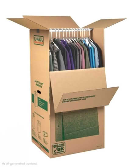 Photo of free U-Haul Grand Wardrobe Moving Box (Chestnut Hill) #1