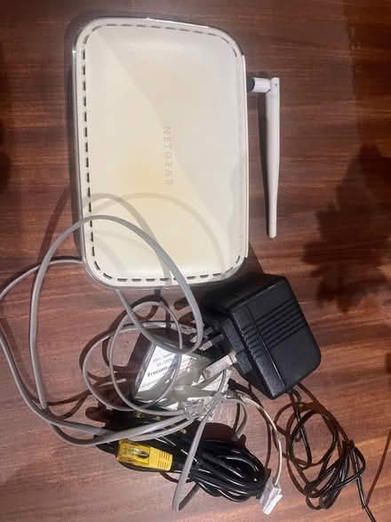 Photo of free Old netgear router with cables (Shooters Hill SE18) #1