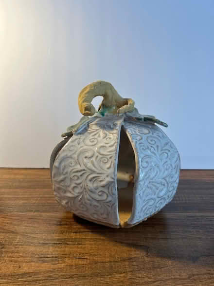 Photo of free Handmade ceramic pumpkin (Owings Mills,MD) #4