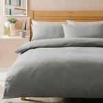 Photo of free Habitat Stonewashed Cotton Plain Grey Bedding Set- Superking (Southport PR9) #1