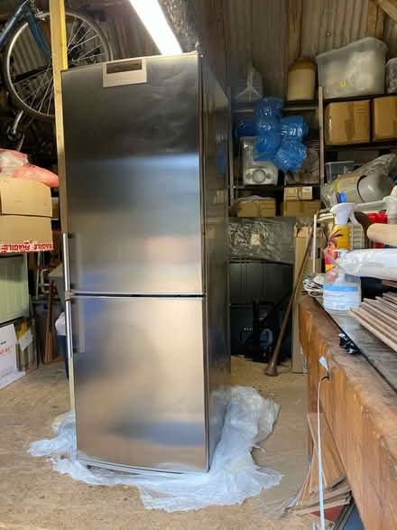 Photo of free Stainless Steel Siemens Fridge Freezer, Good Condition (Gosmore SG4) #1