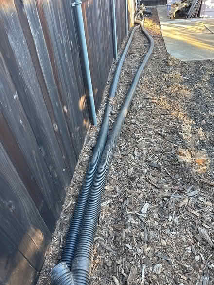 Photo of free Lots of feet of flexible drain pipe (Martinez, near Ace Hardware) #2