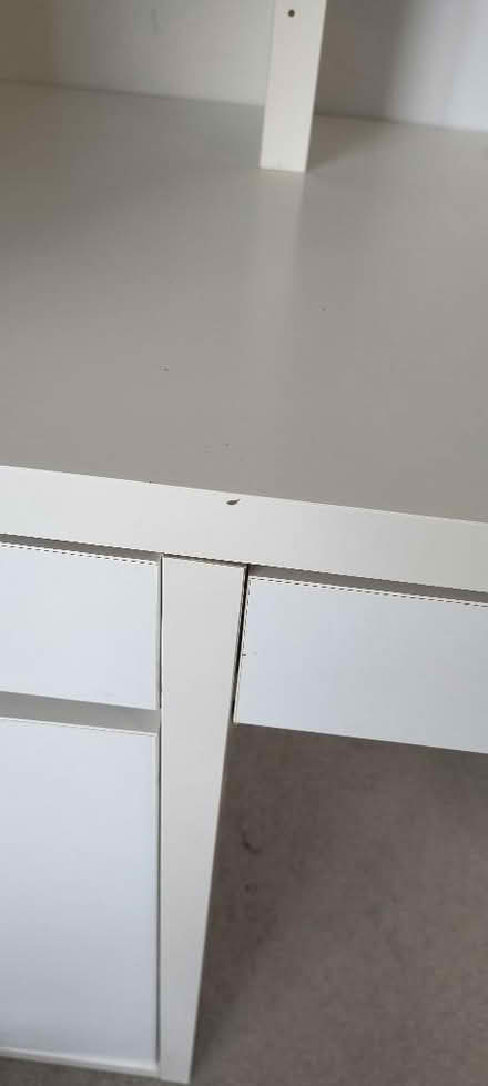 Photo of free Desk with cupboard, drawers & shelves (Malvern Link WR14) #4