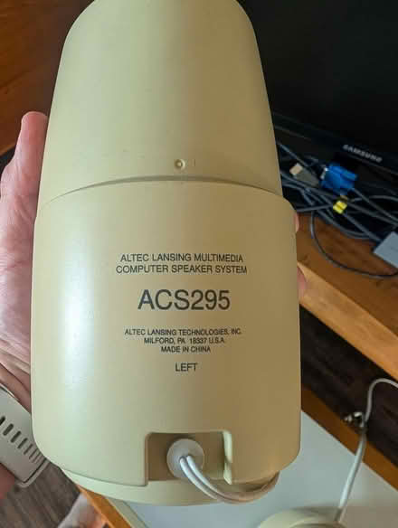 Photo of free Altec Lansing computer speakers (Terra Vista Way and Pierce Ave) #2