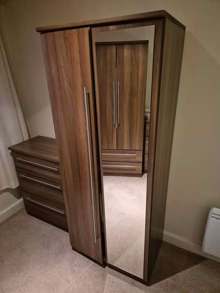 Photo of free x2 Brown Wardrobes (Bow E3) #3