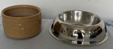 Photo of free Dog bowls- water and food bowl (Elborough BS24) #1