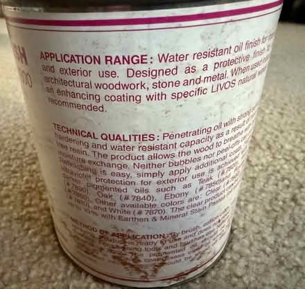 Photo of free Kaldet Resin & Oil Finish (Cupertino - DeAnza and 280) #3