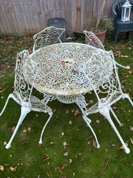 Photo of free Garden table & chairs - 2 different (Marston OX3 0) #1