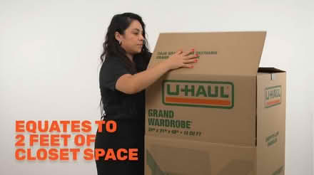 Photo of free U-Haul Grand Wardrobe Moving Box (Chestnut Hill) #4