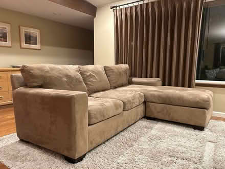Photo of free Couch with lounger on one end (Mountlake Terrace) #2