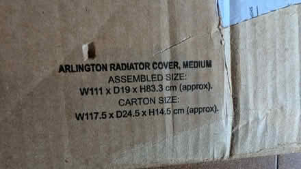 Photo of free Radiator Cover, New But Needs Attention (Walton ST15) #3