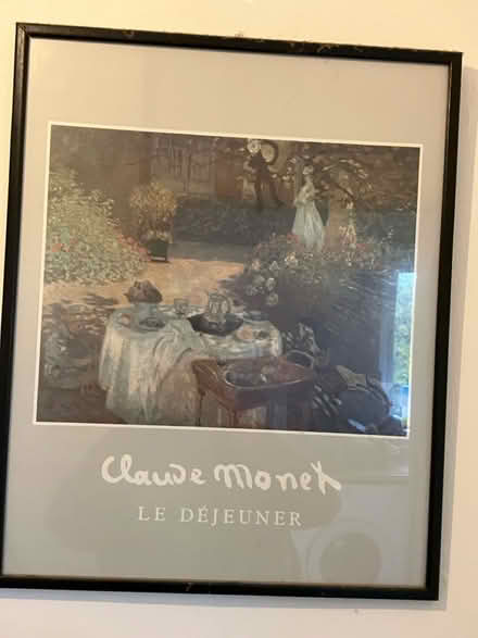 Photo of free Framed Monet print (NE5 etal lane) #1