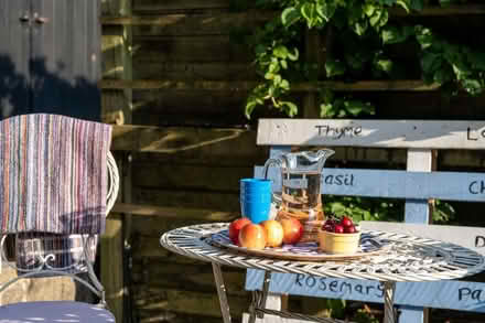 Photo of free White Metal Garden Table and Chair Set (Burley BH24) #3