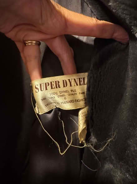 Photo of free Vintage fake fur maxi swing coat (Welling DA16) #3