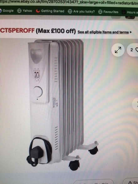 Photo of Large Oil filled Radiator (Liverpool L6) #1