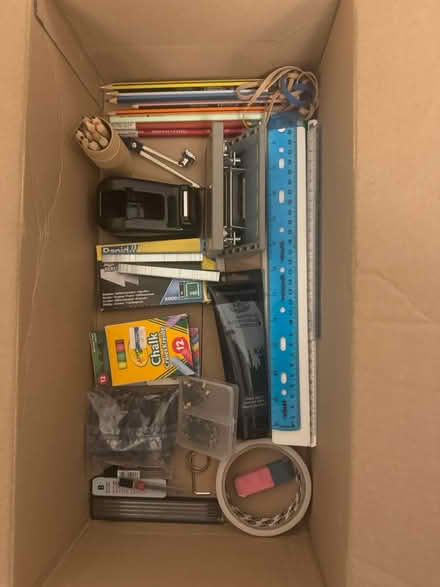 Photo of free Box of mixed stationary (TvS N1) #1