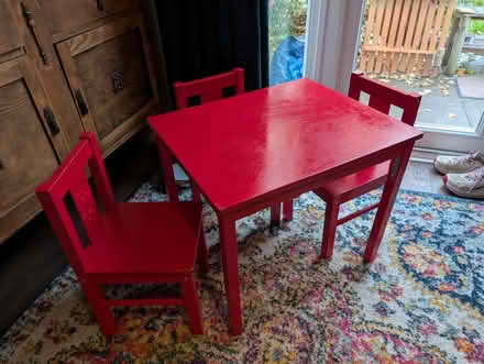 Photo of free Small Children's table and chairs (St Albans AL4) #2