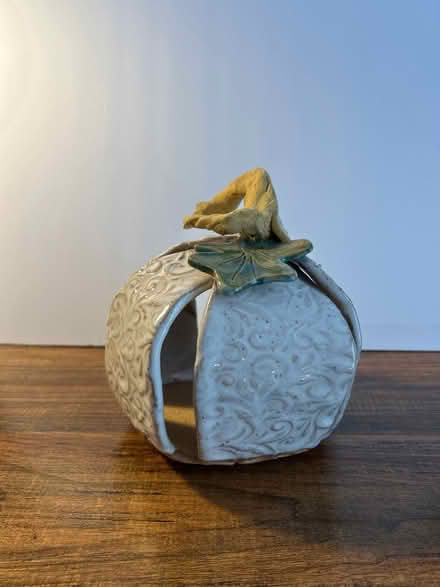 Photo of free Handmade ceramic pumpkin (Owings Mills,MD) #3