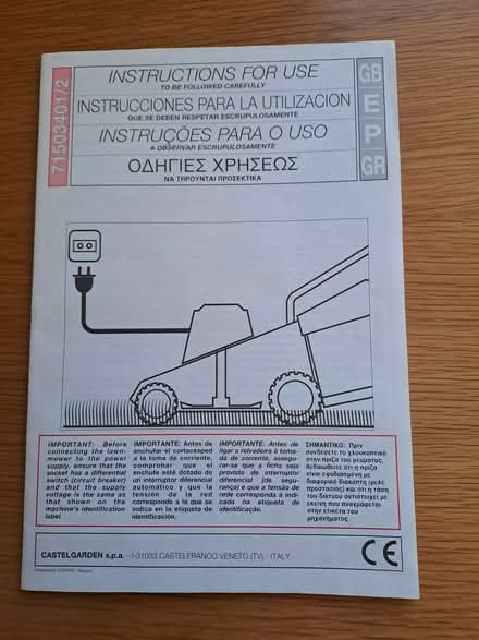 Photo of free Grass Lawn Mower with grass box and 50ft electric cable drum (Catton NR6) #1