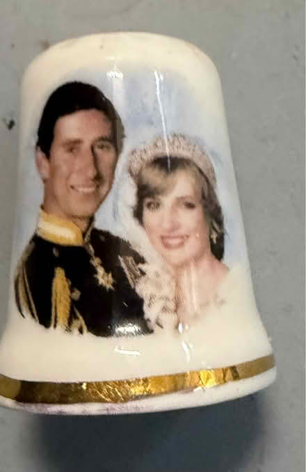 Photo of free Charles & Diana Wedding Thimble (Westbury Wilts BA13) #1