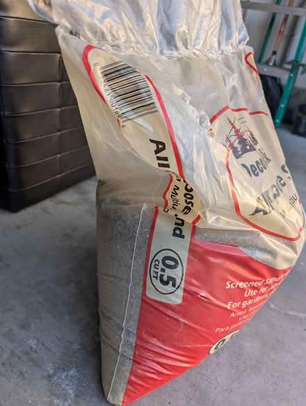 Photo of free half of 0.5 CF bag of sand (Terra Vista Way and Pierce Ave) #2