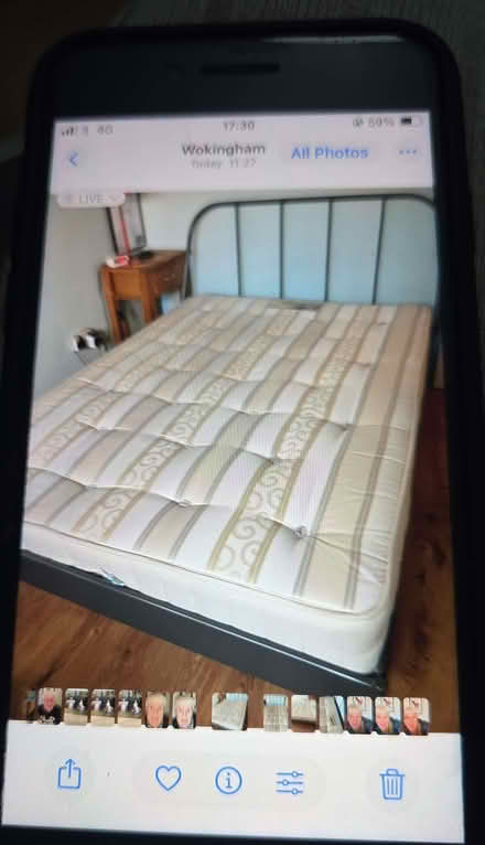 Photo of free Ikea bed and mattress, part dismantled. (Emmbrook RG41) #2