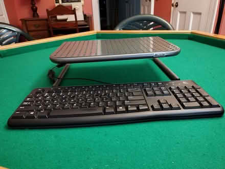 Photo of free Laptop stand and USB keyboard (Near NVCC) #2