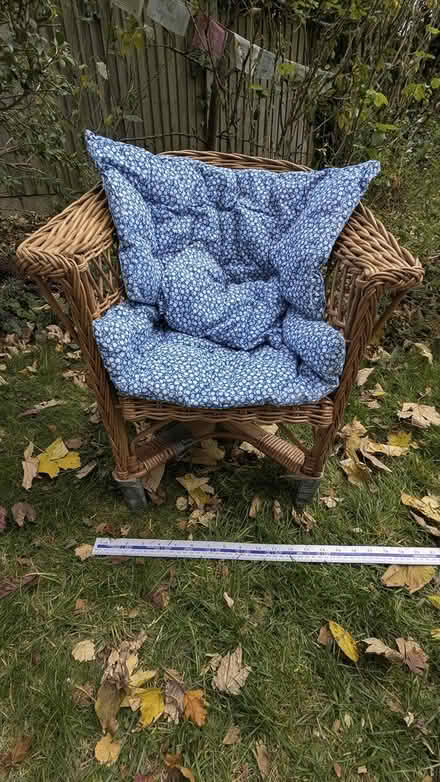 Photo of free Childs wicker chair (Letchworth (SG6)) #1