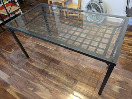Photo of free Glass Top Dining Table w/ Chairs (146th & Amsterdam Ave) #1