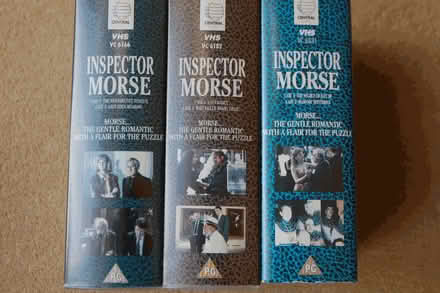 Photo of free Box set of Video tapes of Inspector Morse TV series. (Polesworth B78) #1