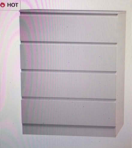 Photo of A pair of white Bedside Cabinates (Liverpool L6) #4