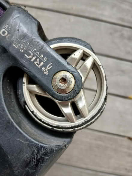 Photo of free 25" Suitcase with wonky wheel (Ball Square) #3