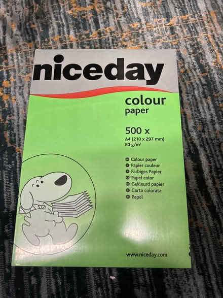 Photo of free A4 green paper full pack (Mansfield nottinghamshire) #1
